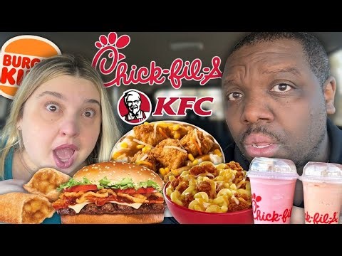 We Tried NEW Fast Food Items For 24 HOURS! [Food Challenge]