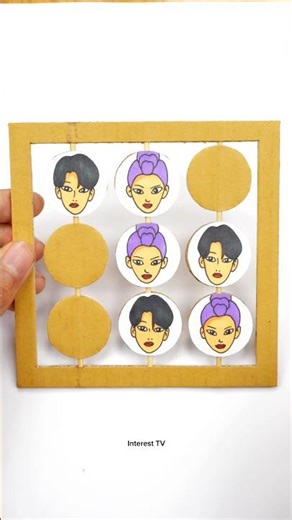 Kpop Saja Boys Demon Hunters Cardboard Flip Challenge Game 😍 #kpopdemonhunter #challenges