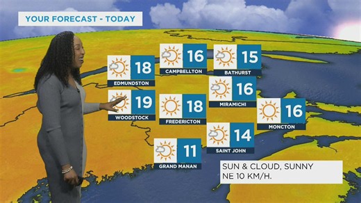 A warmer day ahead: Your Morning Atlantic weather