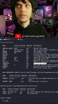 Shellshock exploitation with Metasploit #cybersecurity #ethicalhacking #hackthebox #short