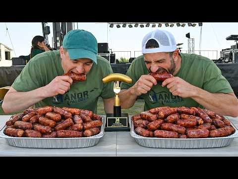 $4000 Sausage Eating Contest in Texas | James Webb Breaks World Record | Competitive Eating