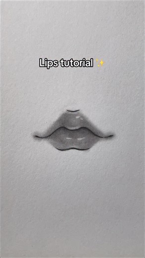 Youssef Art on Instagram: "Easy way to draw Lips ✨ #drawing #sketch #howtodraw #drawingtutorial #fyp"