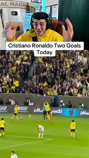 Cristiano Ronaldo Scores Two Goals in Today's Match