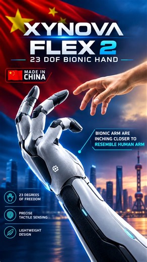 Xynova Flex 2: Advanced Bionic Robotic Arm #chinesetechnology #madeinchina #robotics #future #ai