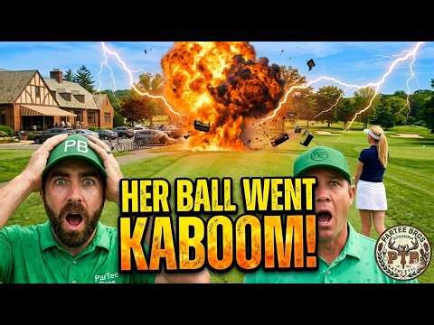 The "Exploding" Golf Ball Prank Gone Horribly Wrong! ⛳️🔥