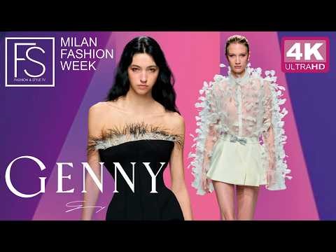 GENNY Fall/Winter 2026/27 MILAN FASHION WEEK 4K Full Show | Olga Holinka, Akur Goi, Nazarit Machin