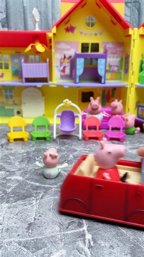 Satisfying with Review Peppa Pig Playset Toy ASMR #peppapig #toys