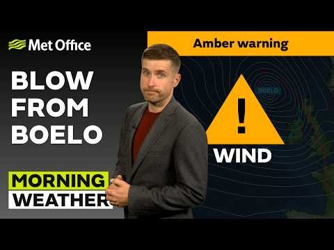 24/10/2026 - Blow from Boelo - Morning Weather Forecast UK - Met Office Weather