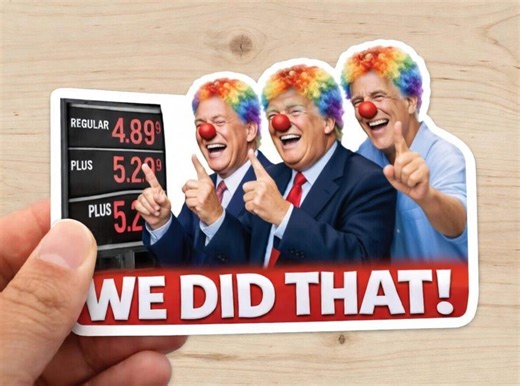 We Did That Anti-trump Sticker, Trump Gas Pump Stickers, Funny Anti-fascist Anti-racist Stickers for Activist, I Did That Decal - Etsy UK