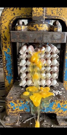 100 Eggs vs Hydraulic Press 😳🥚Will they explode or survive? 💥👀