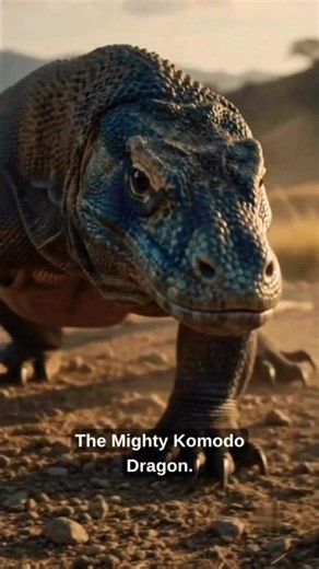 Biggest Komodo Dragon Ever Found 🦎 Meet the Giant Lizard! #shorts #wildlife #nature #facts