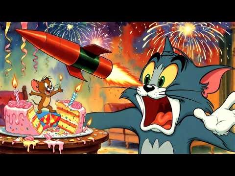 Tom’s Explosive Birthday Party Gone Wrong 🎂💥 | Fireworks Explosion & Party Crash | Fanmade Cartoon