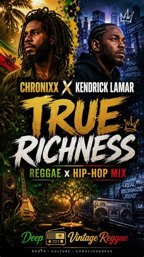 🔥 True Richness | Chronixx x Kendrick Lamar | Reggae x Hip-Hop Mix 🎶🌱 #rastamusic#reggae#music