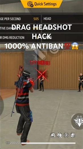 DRAG HEADSHOT HACK 1000% ANTIBAN💯