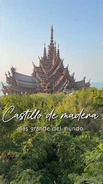 No es un templo, es un museo | Santuario de la Verdad, Tailandia 🇹🇭