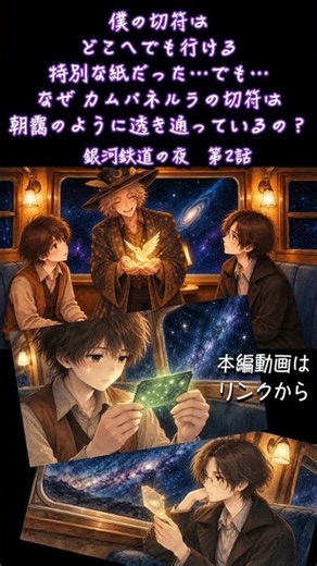 『銀河鉄道の夜 〜もうひとつの約束〜』第2話：星めぐりの乗客たち【絵本風アニメーション】