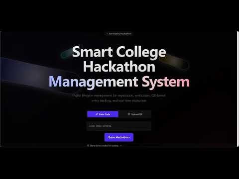Aerohacks - Smart Hackathon Management System