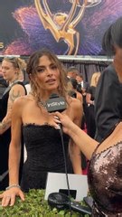 'Paradise' star Sarah Shahi shines on the Emmys red carpet