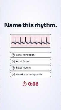 Atrial Flutter vs AFib: name this ECG in 5 seconds