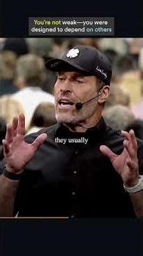 Tony Robbins Said we are dependent we can survive alone #motivation #tonyrobbins #growthmindset
