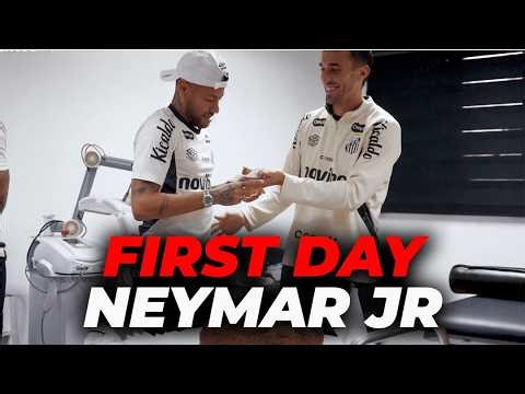 Neymar’s FIRST DAY back with Brazil after World Cup call-up
