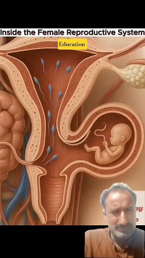 How Female Reproductive System Works | Inside Human Body Explained #educationalvideo #reproductives
