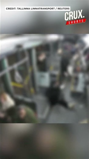 WATCH: Footage Shows Moment A Delivery Robot Rams Into Public Bus in Estonia