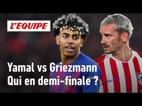 Atlético de Madrid - FC Barcelone : Qui de Yamal ou de Griezmann ira en demi-finale ?