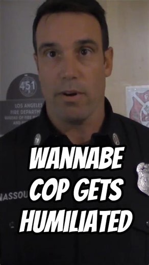 Wannabe Cop Gets Humiliated and Dismissed! ID Refusal First Amendment Audit