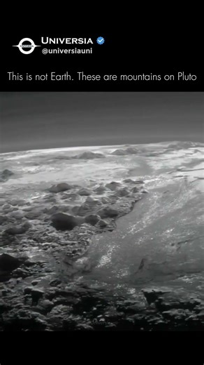 This is not Earth. These are mountains on Pluto