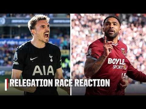 Who will WIN the race for survival? 👀 Tottenham and West Ham secure crucial victories | ESPN FC