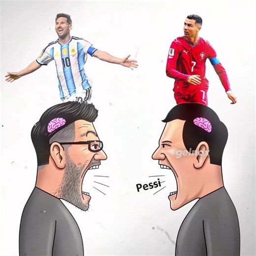 World Cup Ronaldo vs Messi Meme