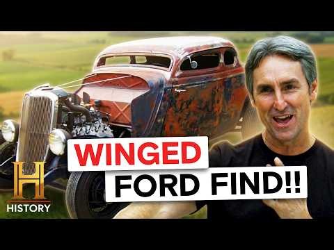 The Pickers Rescue a 1933 Ford Trapped by a Tree | American Pickers (S17)