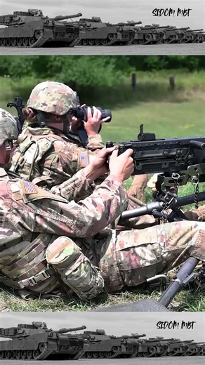 Live Fire Drill - US Forces Using M2A1 Machine Gun!