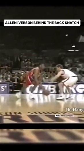 ALLEN IVERSON BEHIND THE BACK SNATCH #nba #basketball #alleniverson