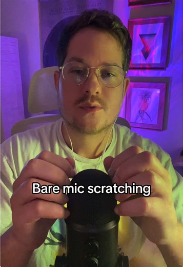 Bare Mic Scratching ASMR for Sleep & Tingles