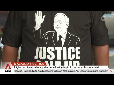 Malaysian High Court invalidates royal order allowing Najib to be under house arrest