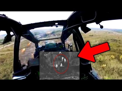 Apache Gunship Turns Taliban to Pink Mist Real Combat Footage (Graphic)