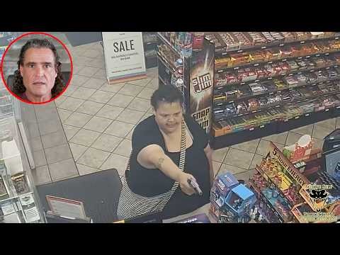 Atypical Armed Robber Shows Clerk She Means Business