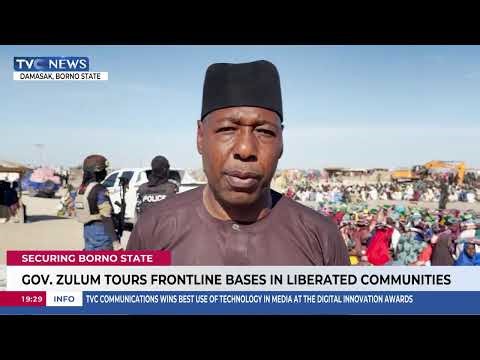 Gov Zulum Tours Frontline Bases In Liberated Communities