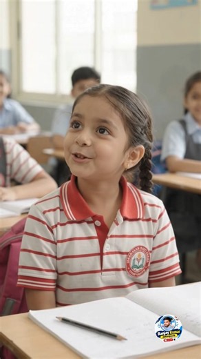 Cute Little Girl’s Funny Classroom Answer 😂🤣 | School Comedy Shorts #Shorts #trendingshorts