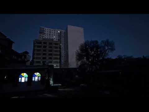 The sound of anti aircraft fire over Kabul at Dawn - Afghanistan