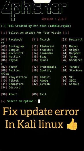 fix error in Kali Linux rootless 😈💀📱 #ethicalhacking #nothingimposibleinthisworld #furry #smartphone