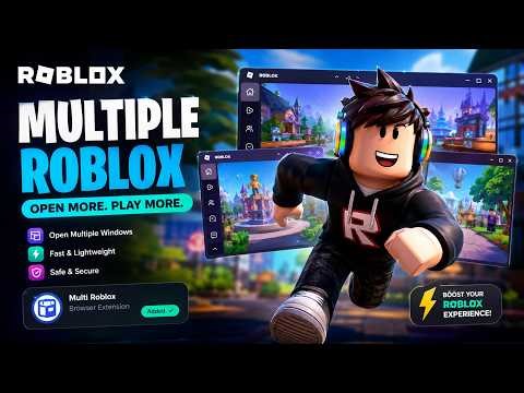 Roblox Multiple Accounts - Multi Instance Launcher - Run 2 Windows PC