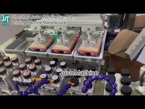 Full automatic 4 color pad printer printing machine #padprinter #padprintingmachine
