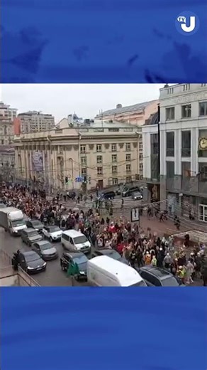 Різдвяне колядування на вулиці Богдана Хмельницького в Києві