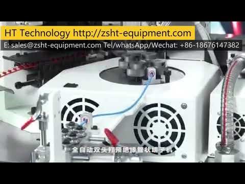 Automatic ferrules and wire crimping machine