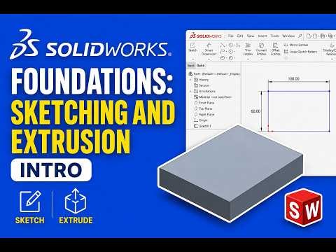 SOLIDWORKS Foundations: Sketching and Extrusion INTRO