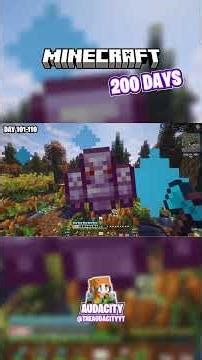 This cozy Minecraft homestead took 200 days to perfect #minecraft #aesthetic #satisfying