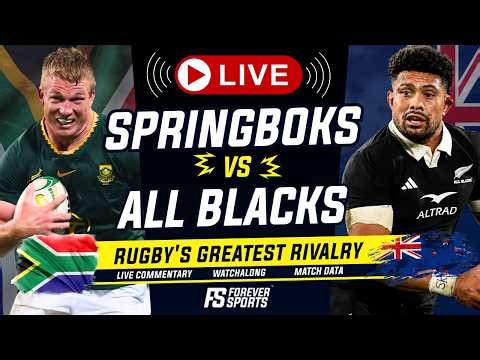 SPRINGBOKS vs ALL BLACKS LIVE! | New Zealand vs South Africa Live Commentary & Watchalong